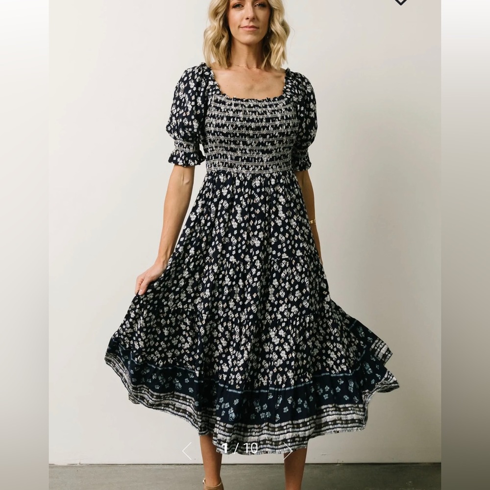 Baltic Born Floral Smocked dress